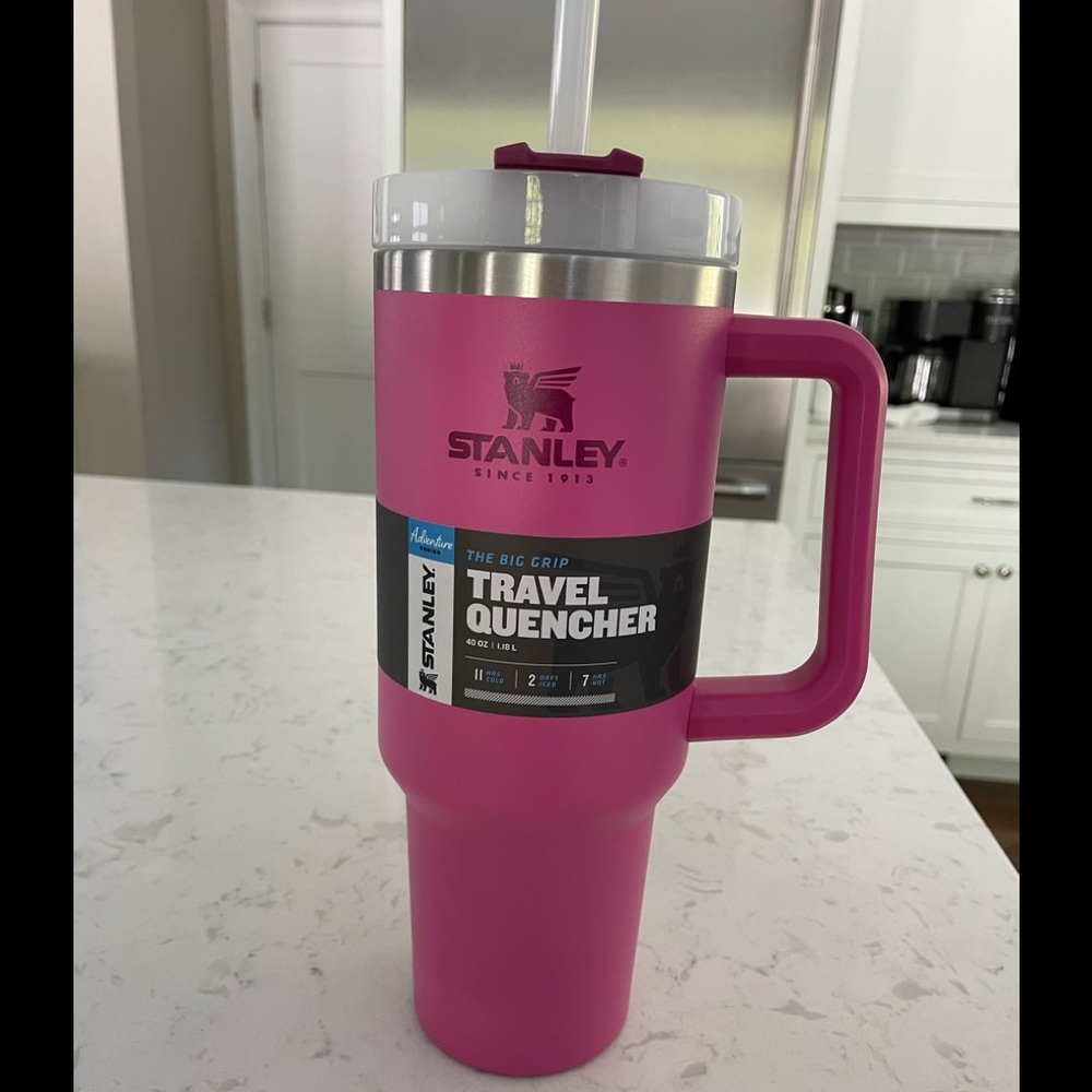 Brand New Stanley 40oz Travel Tumbler in Color Azalea